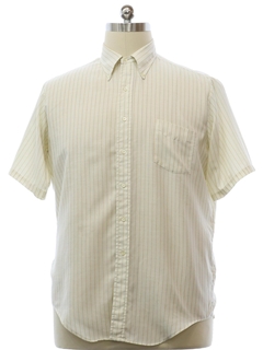 1960's Mens Preppy Mod Shirt