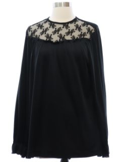 1970's Womens Goth Shirt
