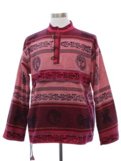 1970's Unisex Nepalese Shirt Jacket