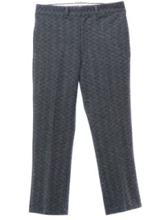 1970's Mens Flared Mod Leisure Pants