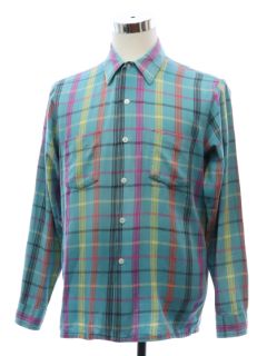 1980's Mens Totally 80s Sport Shirt