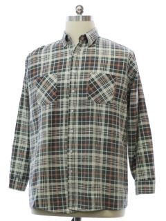 1980's Mens Flannel Shirt