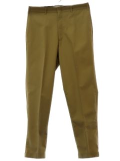 1980's Mens Flat Front Slacks Pants