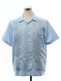 1990's Mens Guayabera Shirt