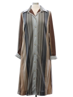 1970's Womens Mod Knit Dress