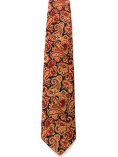 1970's Mens Paisley Wide Disco Necktie