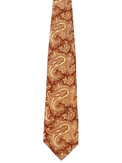 1970's Mens Paisley Wide Disco Necktie