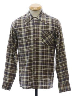 1970's Mens Flannel Shirt