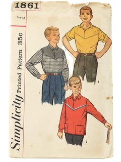 1950's Mens/Boys Pattern