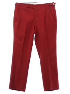 1960's Mens Mod Flat Front Slacks Pants