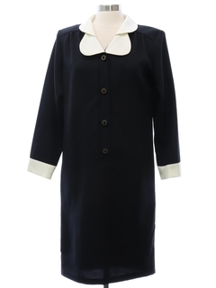 1960's Womens Mod Knit Dress