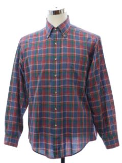 1980's Mens Preppy Shirt