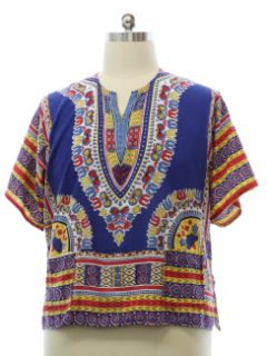 1970's Unisex Dashiki Shirt