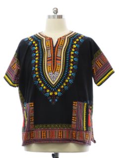 1970's Mens Dashiki Shirt