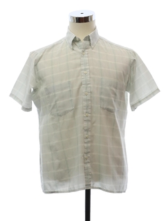 1980's Mens Preppy Sport Shirt