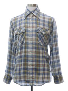 1970's Mens Levis Western Style Shirt