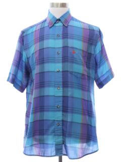 1980's Mens Preppy Shirt