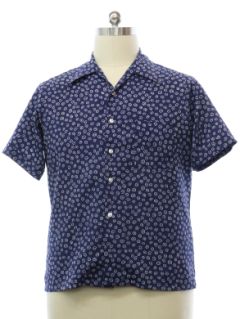 1970's Mens Don Loper Mod Sport Shirt