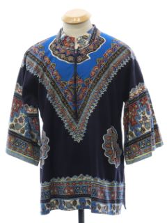 1970's Unisex Dashiki Shirt
