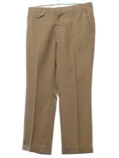 1970's Mens Flat Front Slacks Pants