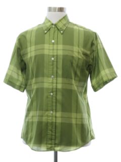 1960's Mens Preppy Mod Shirt