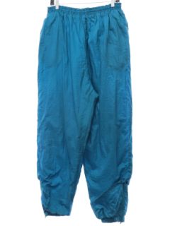 1980's Womens Baggy Nylon Track Pants