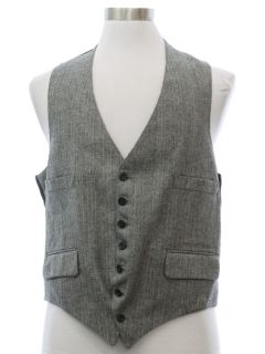 1980's Mens Pinstriped Vest