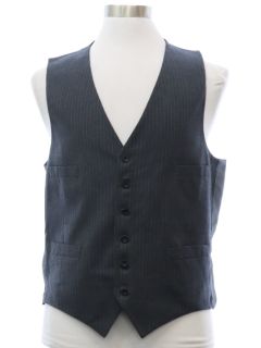 1980's Mens Pinstriped Vest