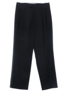 1990's Mens Black Tuxedo Pants