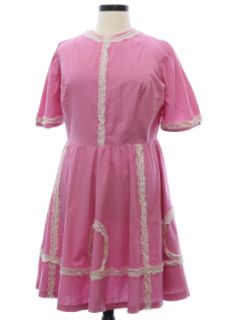 1960's Womens Square Dance Dress