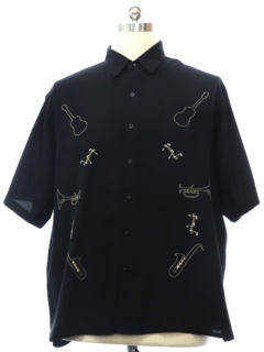 1990's Mens Music Themed Club/Rave Shirt