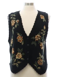 1990's Womens Sweater Vest
