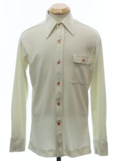 1970's Mens  JoelSolid Disco Shirt