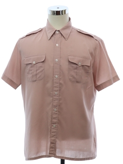 1980's Mens Safari Style Sport Shirt