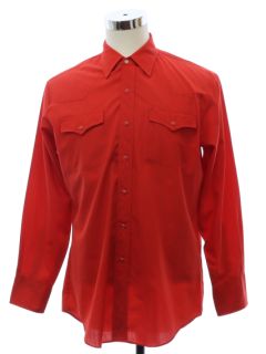 1990's Mens Roebucks Western Shirt