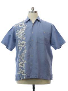 1990's Mens Bugle Boy Hawaiian Style Shirt