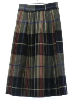 1950's Womens Fab Fifties Plaid Skirt