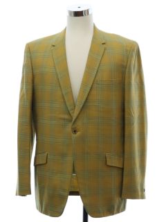 1960's Mens Mod Blazer Style Sport Coat Jacket