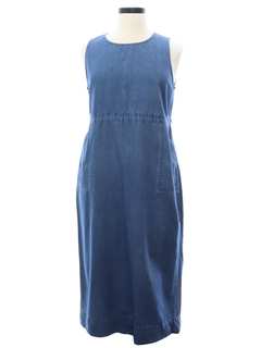 1980's Womens Denim Dress