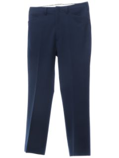 1970's Mens Dark Blue Leisure Pants