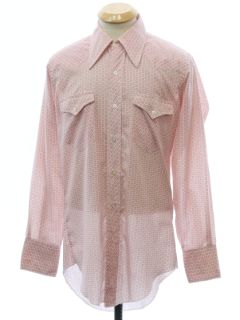 1970's Mens Wrangler Western Shirt