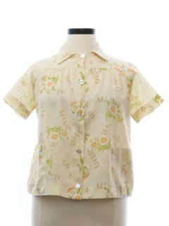 Womens Vintage Mod Shirts at RustyZipper.Com Vintage Clothing