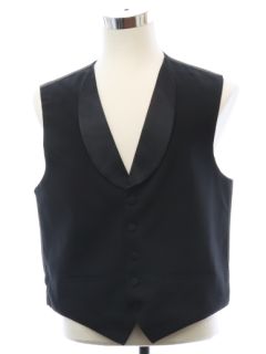 1990's Mens Tuxedo Vest