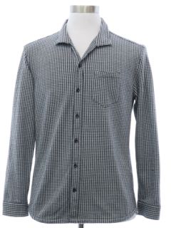 1990's Mens Wicked 90s Knit Club Style Sport Shirt