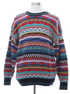1990's Mens Coogi Inspired Cosby Style Sweater