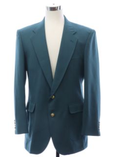 1980's Mens Preppy Blazer Sport Coat Jacket