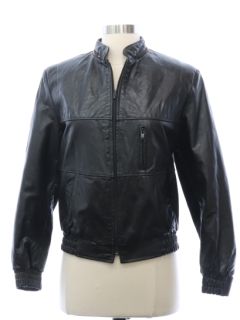 1980's Womens Oleg Cassini Leather Jacket