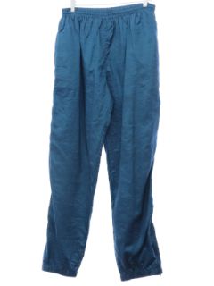 1980's Unisex Crisp Nylon Track Pants