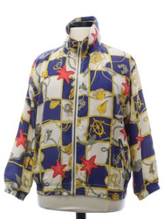1990's Womens Mureli Silk Hip Hop Style Jacket