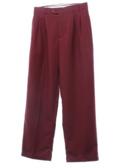 1990's Mens Gochu Wide Leg Baggy Pleated Slacks Pants